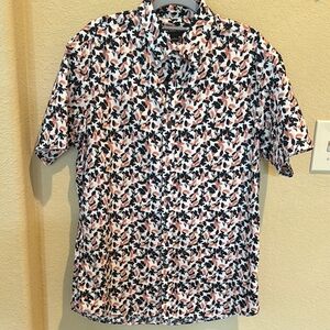Floral Print Men's Shirt